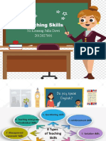 MICRO ALIH KREDIT 6H - PPT of Summary Teaching Skills - NI KOMANG JULIA DEWI - 2012027001