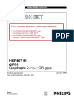 Data Sheet: HEF4071B Gates
