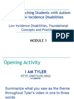 Teaching Students with Low Incidence Disabilities
