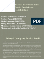 Apakah Akuntansi Merupakan Ilmu Yang Berdiri Sendiri Atau