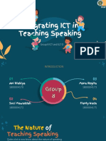 Group 8 ICT (Integrating Teaching Speaking)