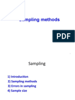 7 Sampling Methods