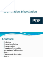 Lecture 11, Sulphonation, Diazotization