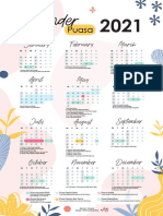 Kalender Puasa 2021 Fatwart