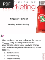 Chapter Thirteen: Retailing and Wholesaling