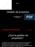 Gestores de Proyectos