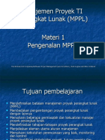 Materi 3 Manajemen Proyek Ti Pengenalan Manajemen Proyek Perangkat Lunak MPPL