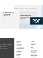 Urban Design Elements Studio