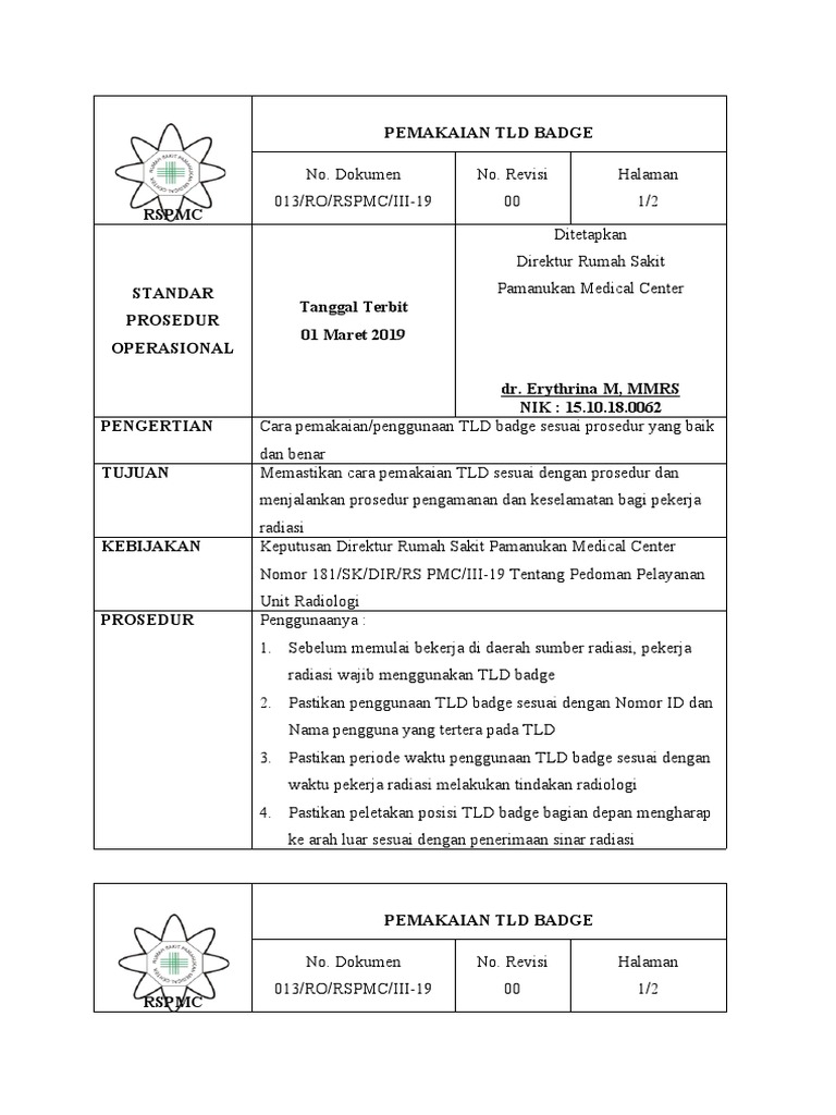 Spo TLD | PDF | Teknologi & Rekayasa