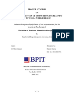 A Comparitive Study of Human Resource Planning of Two NGO's in Delhi Region.