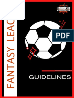 Utkrisht Fantasy League Rulebook