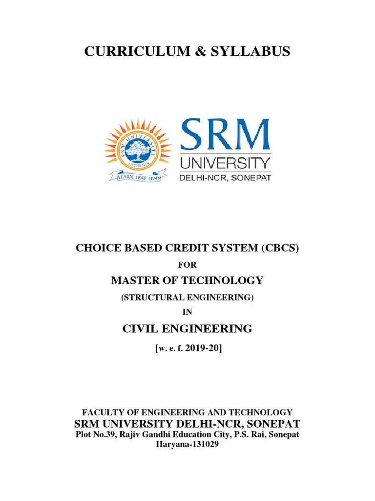 Curriculum & Syllabus: Civil Engineering | PDF | Beam (Structure) | Bridge