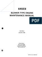 General Motors EMD 645 E8 BLOWER Type Ma