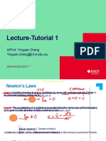 Lecture-Tutorial 1: A/Prof. Yingyan Zhang Yingyan - Zhang@rmit - Edu.au