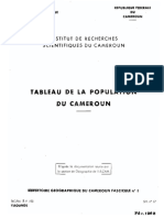 Du Cameroun: Tableau de La Population