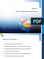 Chapter 3 Ethics, Fraud, and Internal Control: Accounting Information Systems, 7e