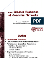 Performance Evaluation of Computer Networks