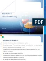 Chapter 2 Introduction To Transaction Processing: Accounting Information Systems, 7e