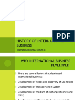 History of International Business: From Ancient Trade Routes to Globalization