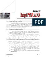 Budget Penjualan - 2021