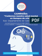 Guía Metodológica Cuidado de La Salud Mental y Liderazgo de Los Equipos de Salud SS Coquimbo