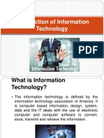 Introduction of Information Technology
