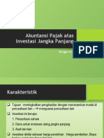 6. Akuntansi Pajak atas Investasi Jangka Panjang