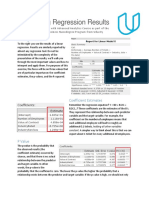 Interpreting Regression Results: Getting Started