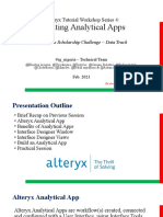 Creating Analytical Apps: Alteryx Tutorial Workshop Series 4