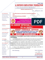 AIDEF Special Circular No 50 Dated 10-03-2021