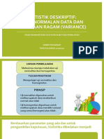 Statistik Pertemuan 5 - Uji Normalitas Dan Homogenitas