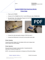 Pall Industrial PCM200 Printer Setup