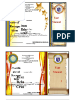 Award Certificates EDITABLE