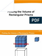 Finding The Volume of Rectangular Prisms