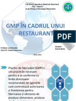 GMP in cadrul unui restaurant