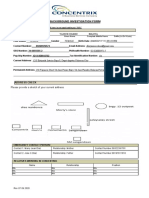 Background Investigation Form: Diaz Yanice Coleen Beloya Single Female