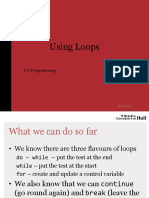 Using Loops: C# Programming