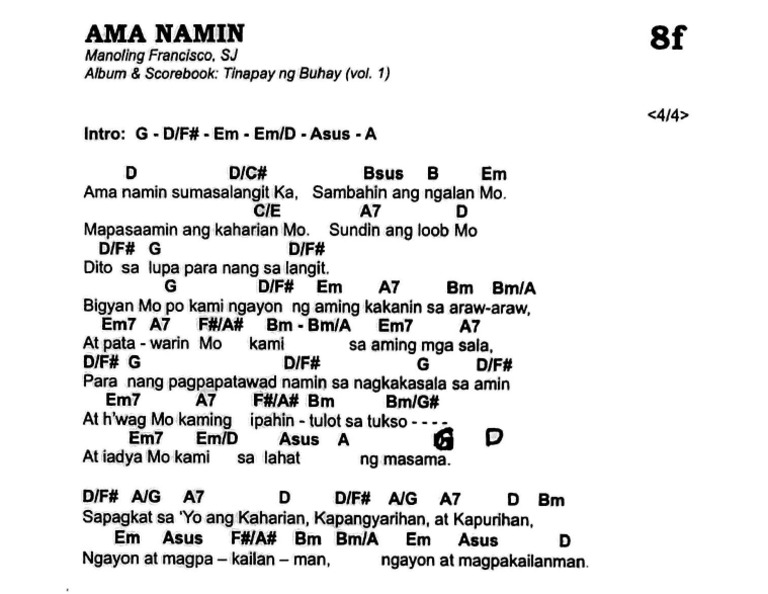 11 Ama Namin MVF Tinapay NG Buhay PDF
