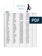 Roster Santa Ana