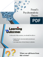 Freud's Psychoanalytic Theory Report