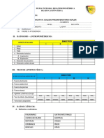 Ficha Integral Bioantropométrica PDF