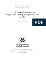 System Identification of An Engine Load Setup Using Greybox Model