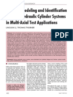 Accurate Modeling and Identification of Servo-Hydraulic Cylinder Systems in Multi-Axial Test Applications