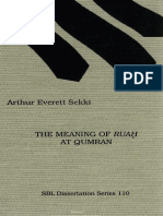 Arthur Everett Sekki - The Meaning of Ruach at Qumran (SBL Dissertation Series) (1989)