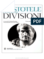 (Il pensiero occidentale) Aristotele, C. Rossitto (editor) - Divisioni. Testo greco a fronte-Bompiani (2005)