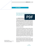 Bianchi - Evolución de La Jurisprudencia de La Corte Suprema en La Responsabilidad Del Estado Por Acto Legislativo