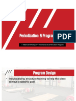 Foundations of Periodization and Program Design Course Notes