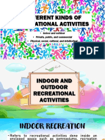 Recreational Activities