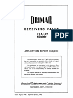 Brimar 12AU7 300V Phase Inverter Circuit For 12au7