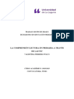 La Comprension Lectora en Primaria a Traves de Las TIC